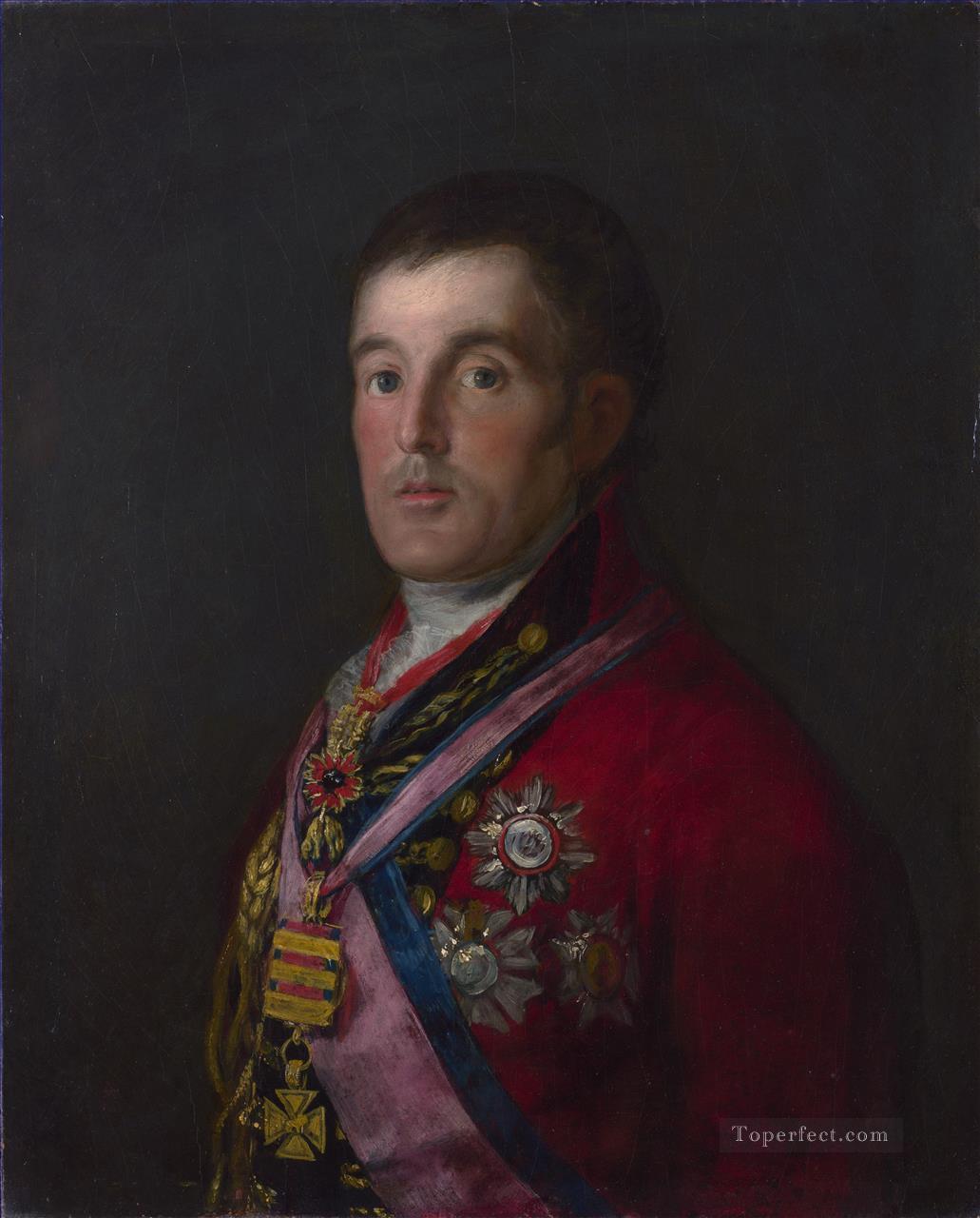 The Duke of Wellington Francisco de Goya Oil Paintings